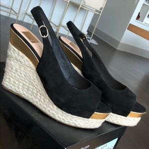 Dolce Vita Suede wedges, black, 9.5 (new with box)